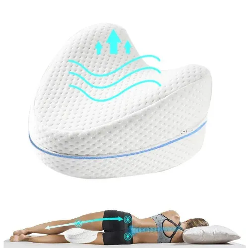 Ортопедична подушка для ніг Contour Leg Pillow гіпоалергенна подушка з пам'яттю Ортопедична подушка для ніг Contour Leg Pillow гіпоалергенна подушка з пам'яттю