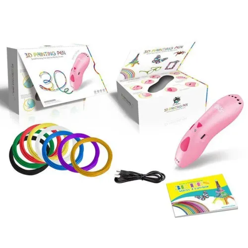 Бездротова 3D ручка Rich Fish Toys 9901 Набір із трафаретами для дитячої творчості Бездротова 3D ручка Rich Fish Toys 9901 Набір із трафаретами для дитячої творчості