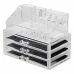 Органайзер для хранения косметики 3 drawer | Акриловый настольный ящик для бижутерии | Бокс для косметики