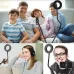 Кольцевая LED лампа с держателем для смартфона | Селфи кольцо набор блогера 2 в 1