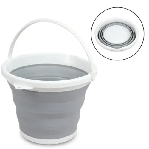 Туристичне складане відро, 5 л Cіліконове відро Сollapsible Bucket Туристичне складане відро, 5 л Cіліконове відро Сollapsible Bucket