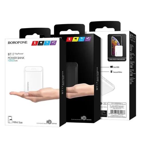 Внешний аккумулятор / портативные зарядки / power bank Borofone BT17 10000 mAh CG09 PR4 Внешний аккумулятор / портативные зарядки / power bank Borofone BT17 10000 mAh CG09 PR4