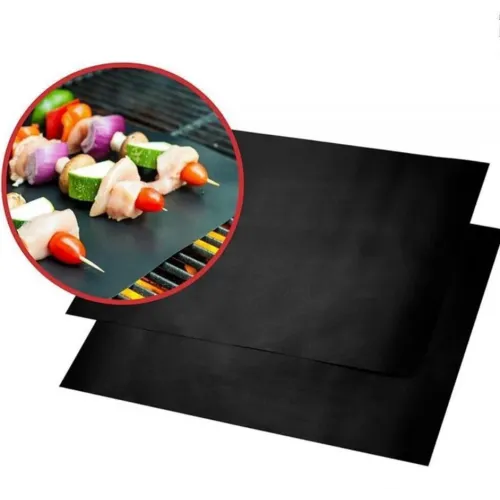 BBQ grill sheet Гриль-мат килимок для гарячого з антипригарним покриттям, 33х40 см BBQ grill sheet Гриль-мат килимок для гарячого з антипригарним покриттям, 33х40 см