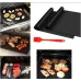BBQ grill sheet Гриль-мат килимок для гарячого з антипригарним покриттям, 33х40 см BBQ grill sheet Гриль-мат килимок для гарячого з антипригарним покриттям, 33х40 см