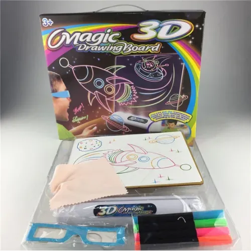 Magic Drawing Board 3D Магічна дитяча 3д дошка - планшет для малювання Magic Drawing Board 3D Магічна дитяча 3д дошка - планшет для малювання