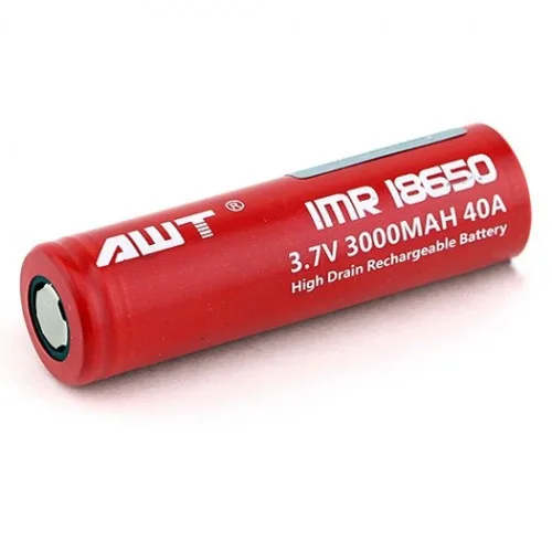Аккумулятор 18650, Awt, 3000mAh, 3.7V, высокотоковый PR2 Аккумулятор 18650, Awt, 3000mAh, 3.7V, высокотоковый PR2