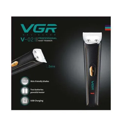 Електрична машинка для стрижки волосся VGR V-021 акумулятор + USB зарядка Електрична машинка для стрижки волосся VGR V-021 акумулятор + USB зарядка