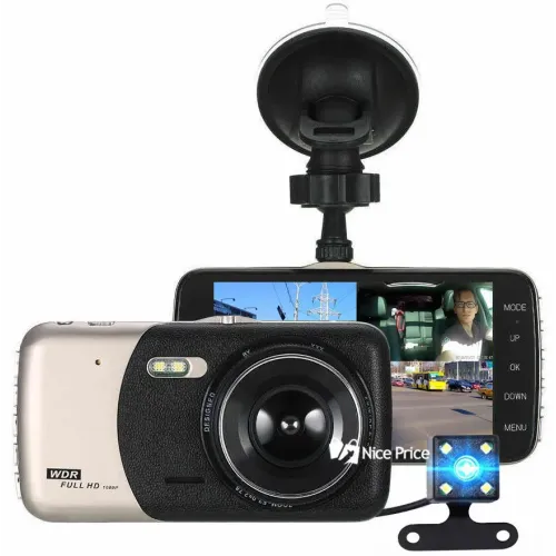 Автомобильный видеорегистратор Ukc CSZ-Z14S Wdr Full HD 1080P 2 камеры Black/Gold (5526) PR5 Автомобильный видеорегистратор Ukc CSZ-Z14S Wdr Full HD 1080P 2 камеры Black/Gold (5526) PR5