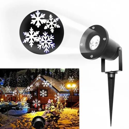 Лазерний проектор New Christmas Pattern Snowfall Projector Лазерна підсвітка 