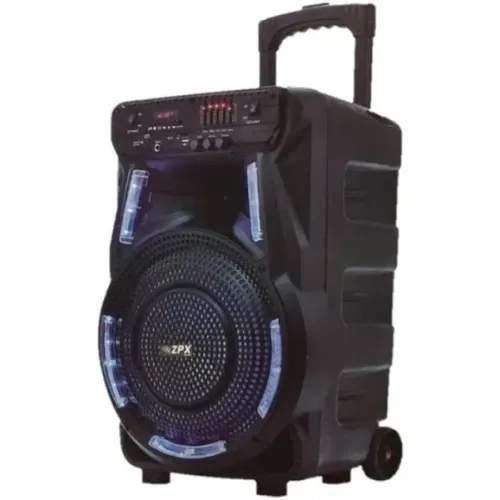 Колонка портативная Сабвуфер на аккумуляторе с микрофоном ZPX ZX-7773 (USB · Bluetooth · FM) Акустика 80W