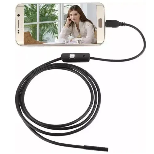 Камера Ендоскоп Android та PC Endoscope · Гнучка USB камера 2 метра · Ендоскопічна камера для смартфона, планшета, ноутбука