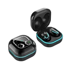 Бездротова Bluetooth гарнітура S6SE TWS водонепроникні сенсорні стерео навушники з вбудованим Power Bank у кейсі Бездротова Bluetooth гарнітура S6SE TWS водонепроникні сенсорні стерео навушники з вбудованим Power Bank у кейсі