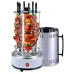 Электрошашлычница вертикальная Domotec BBQ MS-7782 ∙ Шашлычница электрическая 6 шампуров 1000W Белая Электрошашлычница вертикальная Domotec BBQ MS-7782 ∙ Шашлычница электрическая 6 шампуров 1000W Белая