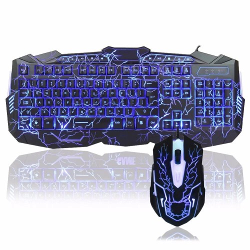 Геймерский комплект Игровая клавиатура и мышь с подсветкой V100 Геймерский комплект Игровая клавиатура и мышь с подсветкой V100