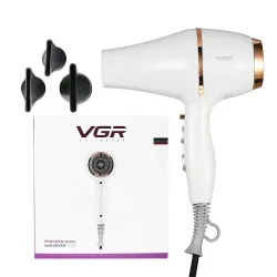 Мощный бытовой фен VGR V-414 с насадками Мощный бытовой фен VGR V-414 с насадками
