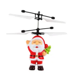 Літаюча Іграшка Flying Santa Санта Клаус Подарунок на Новий Рік Дід Мороз Літаюча Іграшка Flying Santa Санта Клаус Подарунок на Новий Рік Дід Мороз