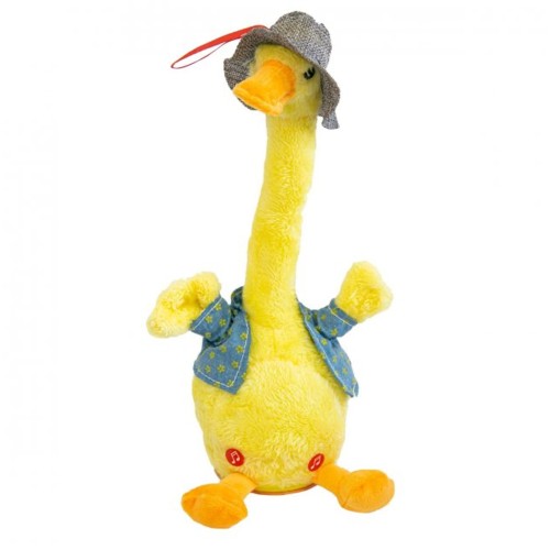 Інтерактивна дитяча розмовляюча іграшка – повторюшка Гусак Dansing Duck ∙ Музична танцююча качка повторюха з LED підсвіткою Інтерактивна дитяча розмовляюча іграшка – повторюшка Гусак Dansing Duck ∙ Музична танцююча качка повторюха з LED підсвіткою