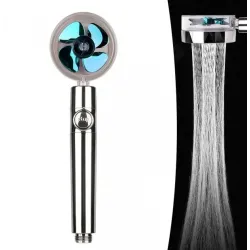 Водозберігаюча лійка – насадка для душу з пропелером TURBOCHARGED SHOWER HEAD ∙ Унікальний малюнок води ∙ Функція Стоп ∙ Обертання на 360° Водозберігаюча лійка – насадка для душу з пропелером TURBOCHARGED SHOWER HEAD ∙ Унікальний малюнок води ∙ Функція Стоп ∙ Обертання на 360°