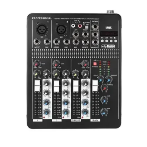 Мікшерний пульт Аудіо мікшер Yamaha Mixer BT4000 ∙ 4 канали ∙ MP3 ∙ USB ∙ Bluetooth