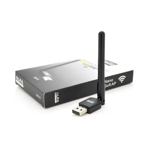 Беспроводной сетевой Wi-Fi адаптер с антенной 10 см ∙ USB вай-фай антенна – переходник для передачи беспроводной сети LV-UW07