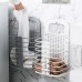 Підвісний складний кошик для білизни Grand laundry basket у ванну кімнату з ручкою та гачками Підвісний складний кошик для білизни Grand laundry basket у ванну кімнату з ручкою та гачками