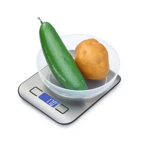 Електронні кухонні ваги з LCD-дисплеєм і металевою платформою Kitchen scale, 5000 г Електронні кухонні ваги з LCD-дисплеєм і металевою платформою Kitchen scale, 5000 г