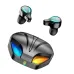 Бездротові ігрові навушники X1 Bluetooth 5.1 TWS з мікрофоном, RGB підсвіткою та світлодіодним дисплеєм у зарядному боксі Бездротові ігрові навушники X1 Bluetooth 5.1 TWS з мікрофоном, RGB підсвіткою та світлодіодним дисплеєм у зарядному боксі