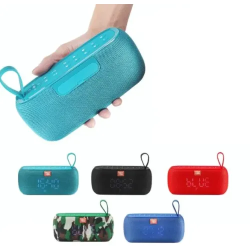 Портативна колонка TG177 Bluetooth з функціями Power Bank, Радіо, Електронного годинника