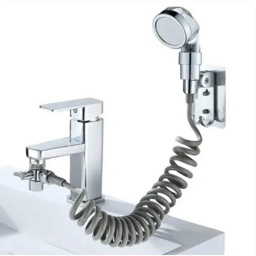 Душевая система на умывальник Modified Faucet With external Shower Душевая система на умывальник Modified Faucet With external Shower