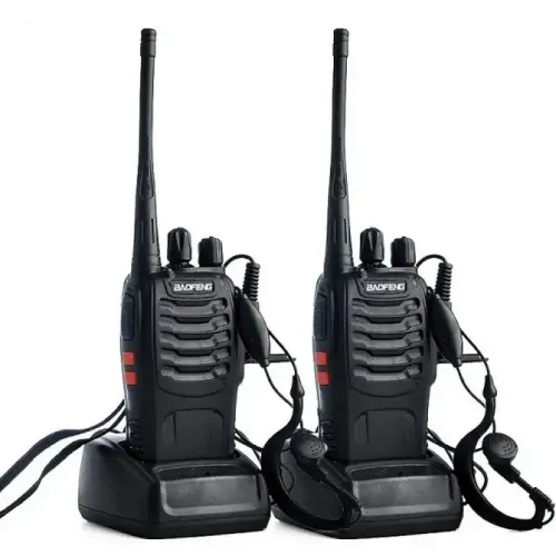 Комплект із двох рацій BAOFENG BF-888S ∙ Радіус передачі сигналу до 6 км, 400-470 МГц, 5 Вт