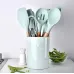 Набір кухонного приладдя Kitchen Set, 12 предметів ∙ Силіконові аксесуари для кухні з підставкою Набір кухонного приладдя Kitchen Set, 12 предметів ∙ Силіконові аксесуари для кухні з підставкою