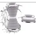 Складана силіконова пляшка Folding travel water cup, 500 мл