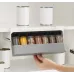 Навісний органайзер для спецій Under-shelf Spice Rack Набір баночок – спецівниць, 6 шт. Навісний органайзер для спецій Under-shelf Spice Rack Набір баночок – спецівниць, 6 шт.