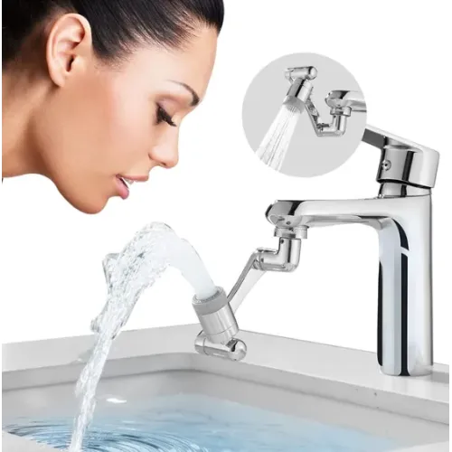 Насадка на кран Faucet splash head Поворотна головка – аератор для змішувача Поворотна головка на 1080 градусів з 2 режимами Насадка на кран Faucet splash head Поворотна головка – аератор для змішувача Поворотна головка на 1080 градусів з 2 режимами