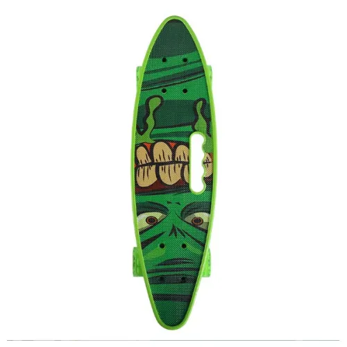 Пенні борд Халк Penny board Hulk Дитяча скейт дошка з підсвіткою колес Fish Skateboards Пенні борд Халк Penny board Hulk Дитяча скейт дошка з підсвіткою колес Fish Skateboards