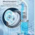 Вакуумний очищувач пор Face Slimmer · Бездротовий апарат для гідропілінгу та вакуумного чищення шкіри обличчя · USB зарядка