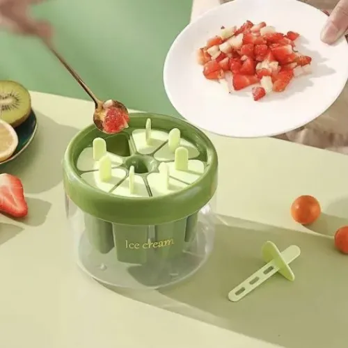 Форма для морозива ICE CREAM MOLD Набір для приготування домашнього морозива, сорбету, замороженого соку, на 6 порцій Форма для морозива ICE CREAM MOLD Набір для приготування домашнього морозива, сорбету, замороженого соку, на 6 порцій