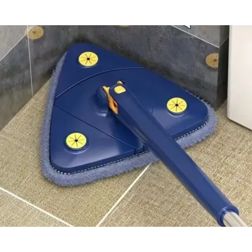 Інноваційна регульована швабра Triangle MOP ∙ Трикутна швабра з віджимом та поворотом на 360