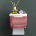 Пластиковий водонепроникний бокс - тримач туалетного паперу та серветок Tissue Box з поличкою для ванної кімнати Пластиковий водонепроникний бокс - тримач туалетного паперу та серветок Tissue Box з поличкою для ванної кімнати