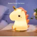 Силіконовий нічник - світильник Єдиноріг з сенсорним керуванням LED USB Cute Unicorn · 7 кольорів підсвічування