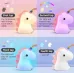 Силіконовий нічник - світильник Єдиноріг з сенсорним керуванням LED USB Cute Unicorn · 7 кольорів підсвічування