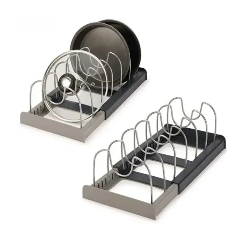Розсувний органайзер DISH RACK ∙ Тримач для зберігання кришок Розсувний органайзер DISH RACK ∙ Тримач для зберігання кришок