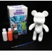 Флюїдне ведмежа Fluid Bear Bearbrick з фарбами, 23 см · Набір для творчості DIY Мишка Зроби сам Флюїдне ведмежа Fluid Bear Bearbrick з фарбами, 23 см · Набір для творчості DIY Мишка Зроби сам