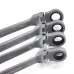 Набір ключів Wrench set ES-7 · Ключі комбіновані тріскачкові шарнірні, комплект з 7 штук 8-19 мм Набір ключів Wrench set ES-7 · Ключі комбіновані тріскачкові шарнірні, комплект з 7 штук 8-19 мм