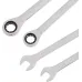 Набір ключів Wrench set ES-7 · Ключі комбіновані тріскачкові шарнірні, комплект з 7 штук 8-19 мм Набір ключів Wrench set ES-7 · Ключі комбіновані тріскачкові шарнірні, комплект з 7 штук 8-19 мм