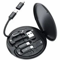Багатофункціональний набір адаптерів та USB перехідників для телефону · Комплект зарядних кабелів 8 в 1