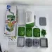 Ручна овочерізка з контейнером Genius Nicer Dicer Кухонний слайсер - терка з насадками 7 в 1 Ручна овочерізка з контейнером Genius Nicer Dicer Кухонний слайсер - терка з насадками 7 в 1