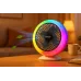 Настільний вентилятор з підсвіткою Mini fan VU-04 • Міні-вентилятор з батареєю 1200 мАг, LED-підсвіткою та 3 режимами обдування