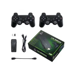 Ігрова приставка DATA FROG Y3 Lite Game Stick 64 ГБ з 4K HDMI • Ретро консоль з 10 000 іграми та 2 бездротовими джойстиками для телевізора Ігрова приставка DATA FROG Y3 Lite Game Stick 64 ГБ з 4K HDMI • Ретро консоль з 10 000 іграми та 2 бездротовими джойстиками для телевізора