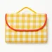 Складаний водонепроникний килимок для пікніка 150х100 см • Туристичний пляжний килимок-сумка з ПВХ покриттям та захистом від вологи